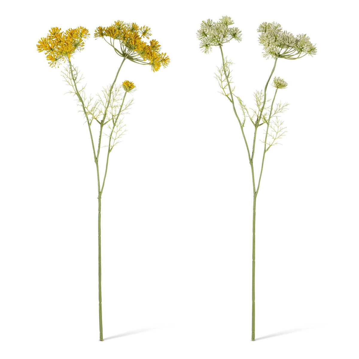 29.1" Queen Ann's Lace Floral Stem, 3 Asst