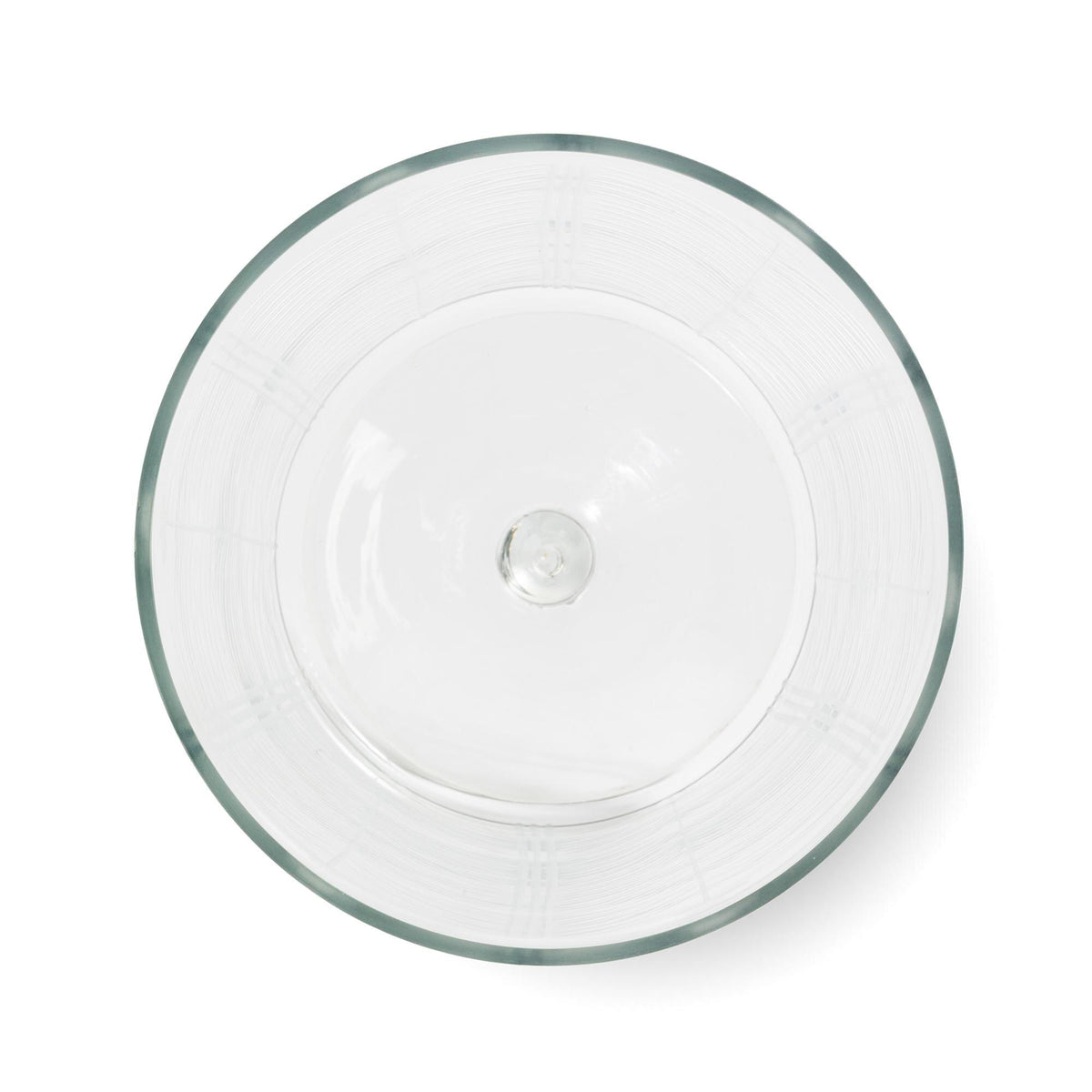 Canopy Pedestal Vase, Clear Glass