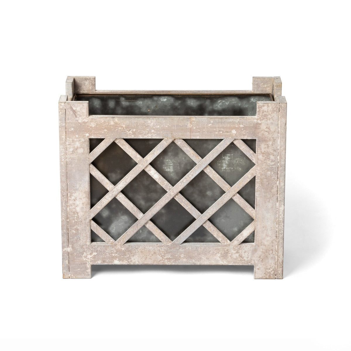 Park Hill Lattice Iron Garden Planter - Thumbnail 3