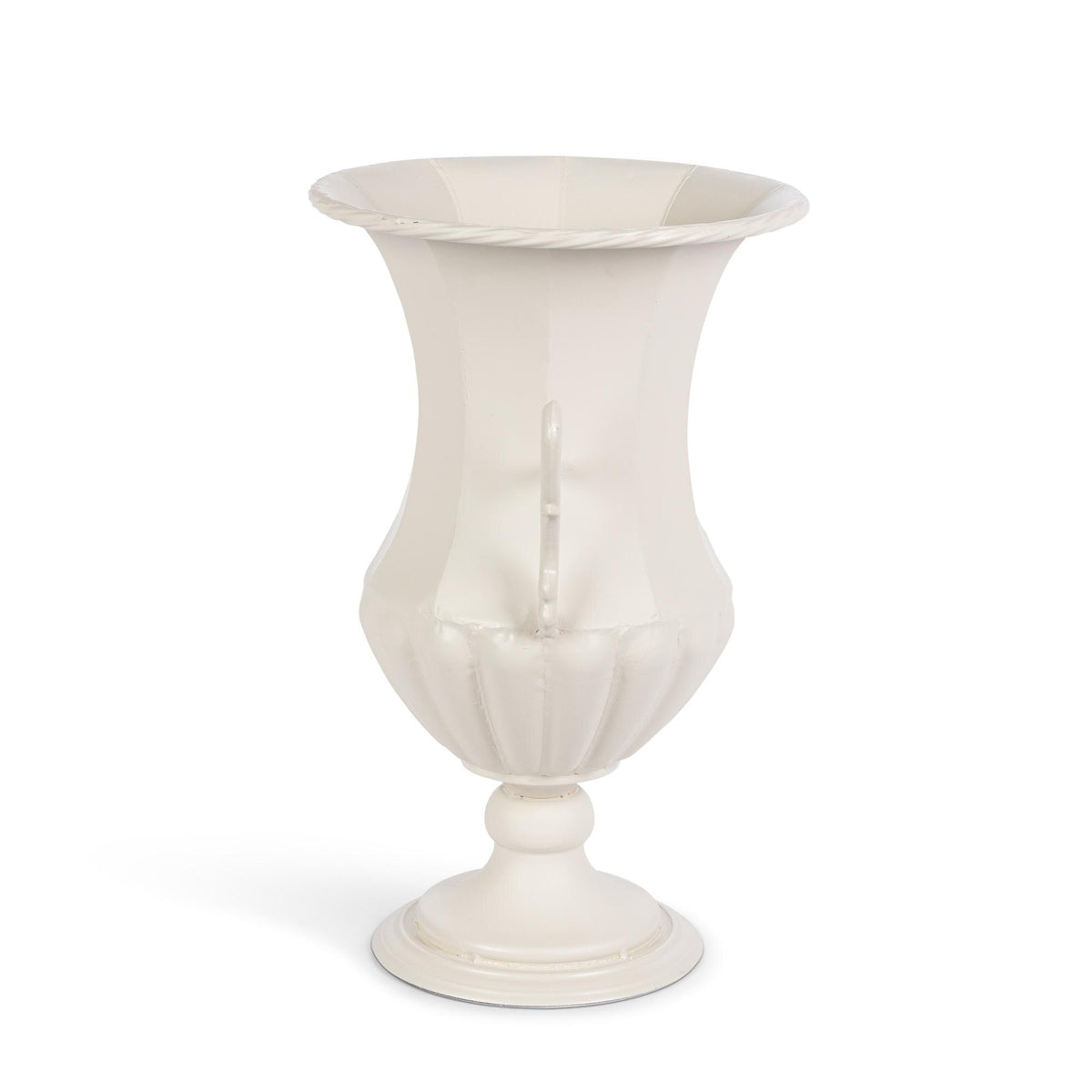 Amphora Urn, Soft White, 20.9"H