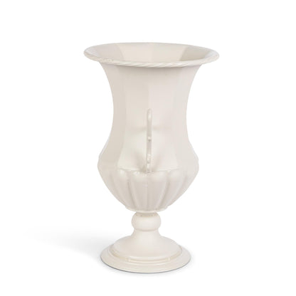Amphora Urn, Soft White, 20.9"H