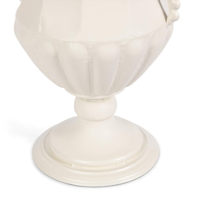 Amphora Urn, Soft White, 20.9"H