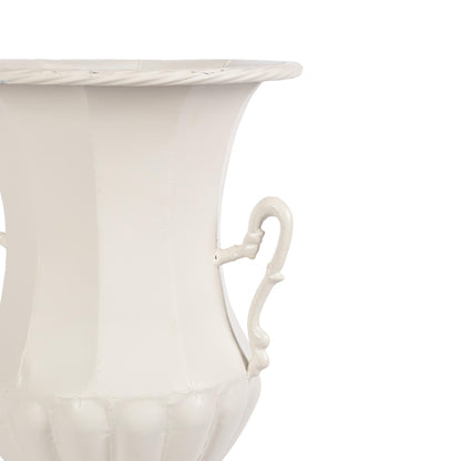 Amphora Urn, Soft White, 20.9"H
