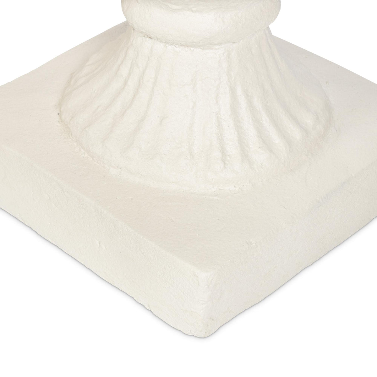 Tall Urn With Pedestal, Aged Stone, 55.5"H