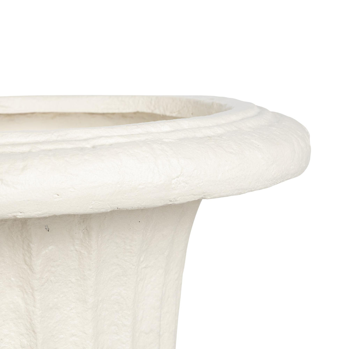 Tall Urn With Pedestal, Aged Stone, 55.5"H