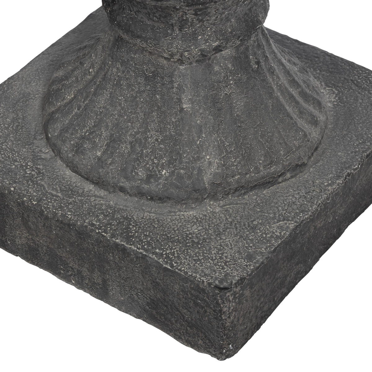 Tall Urn With Pedestal, Noir, 55.5"H