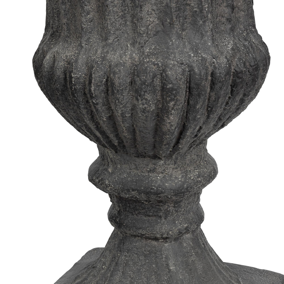 Tall Urn With Pedestal, Noir, 55.5"H