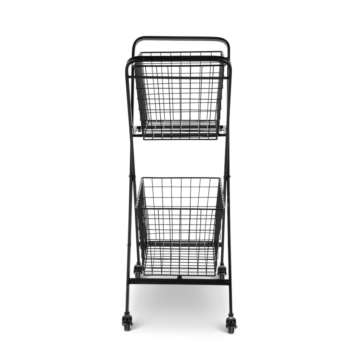 Double Market Cart, Black