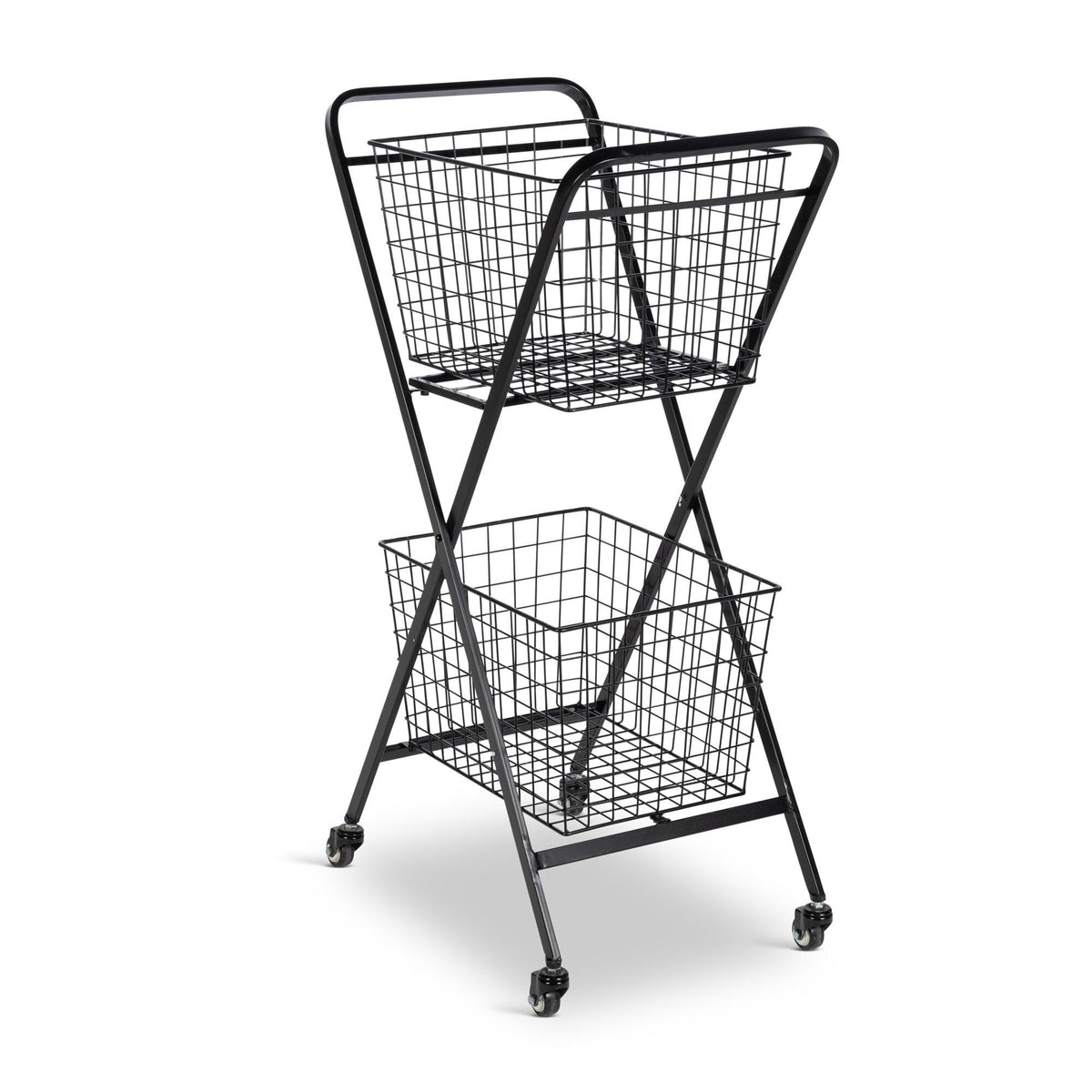 Double Market Cart, Black