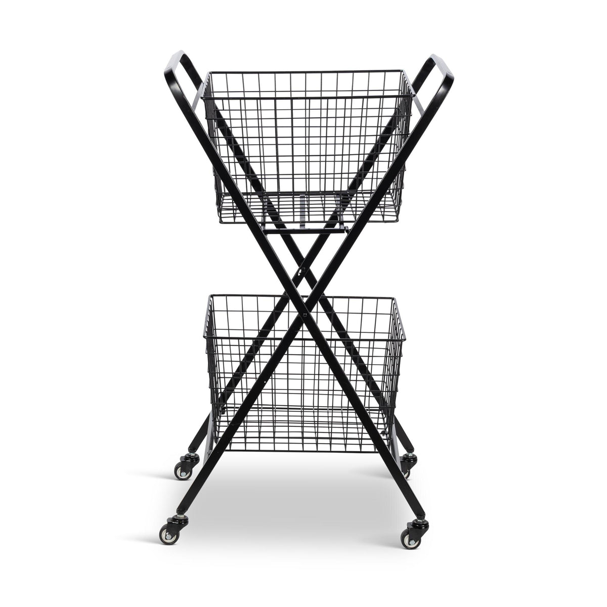 Double Market Cart, Black