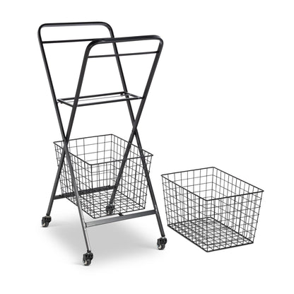 Double Market Cart, Black