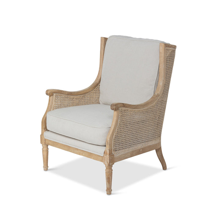 Monica Cane Wing Back Chair