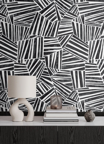 Geometric Textures Alpi Unpasted Wallpaper