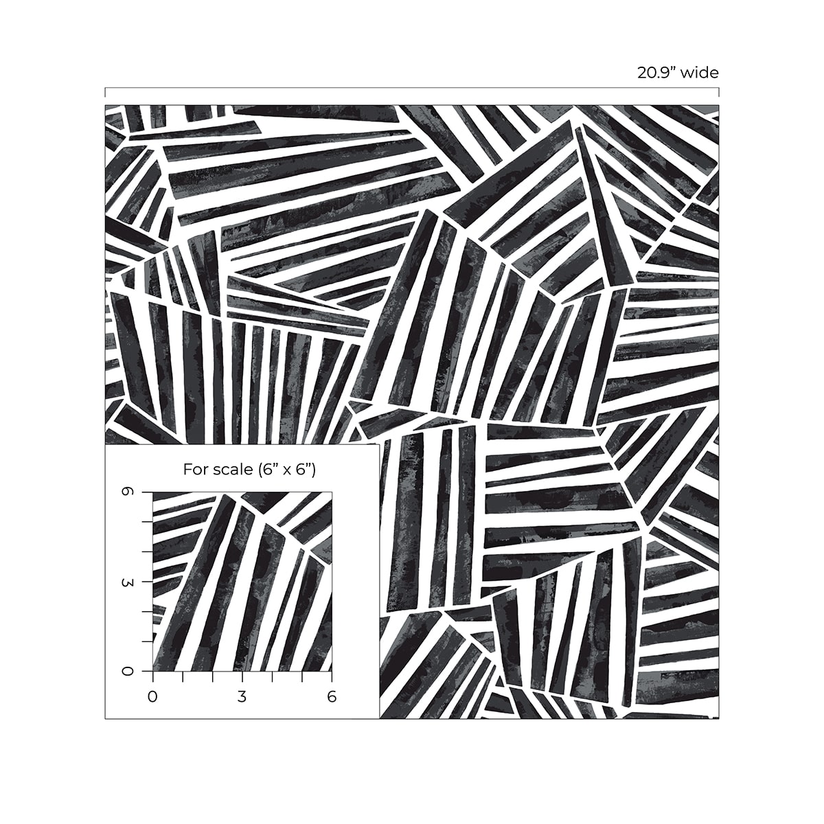 Geometric Textures Alpi Unpasted Wallpaper