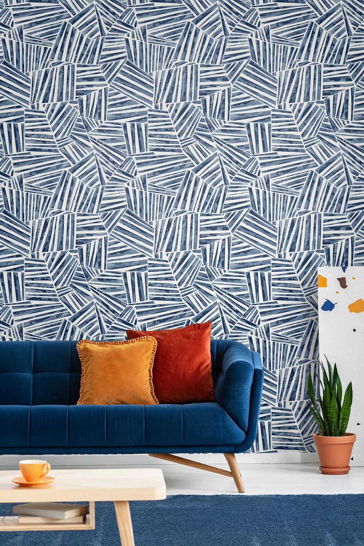 Geometric Textures Alpi Unpasted Wallpaper