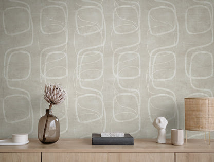 Geometric Textures Forcella Geometric Unpasted Wallpaper