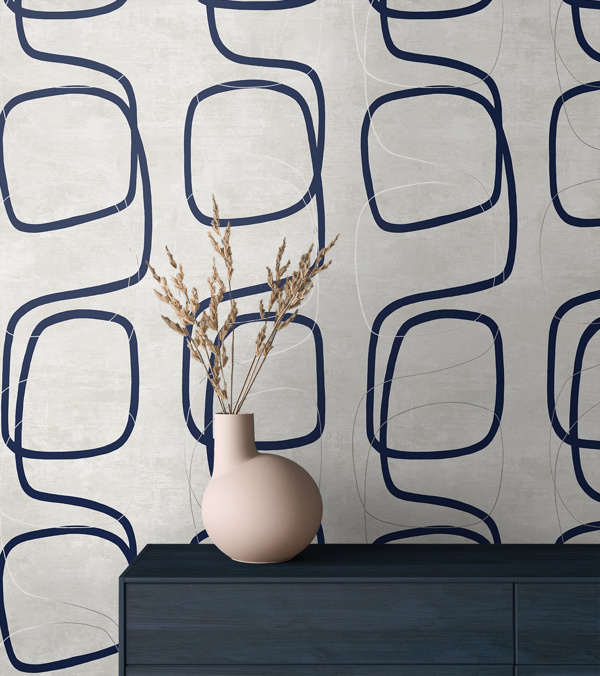 Geometric Textures Forcella Geometric Unpasted Wallpaper