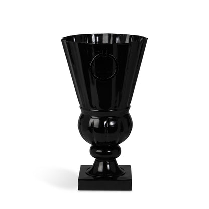 Atlas Outdoor Urn, Small, Jet Black