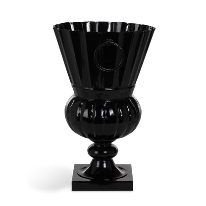 Atlas Outdoor Urn, Large, Jet Black