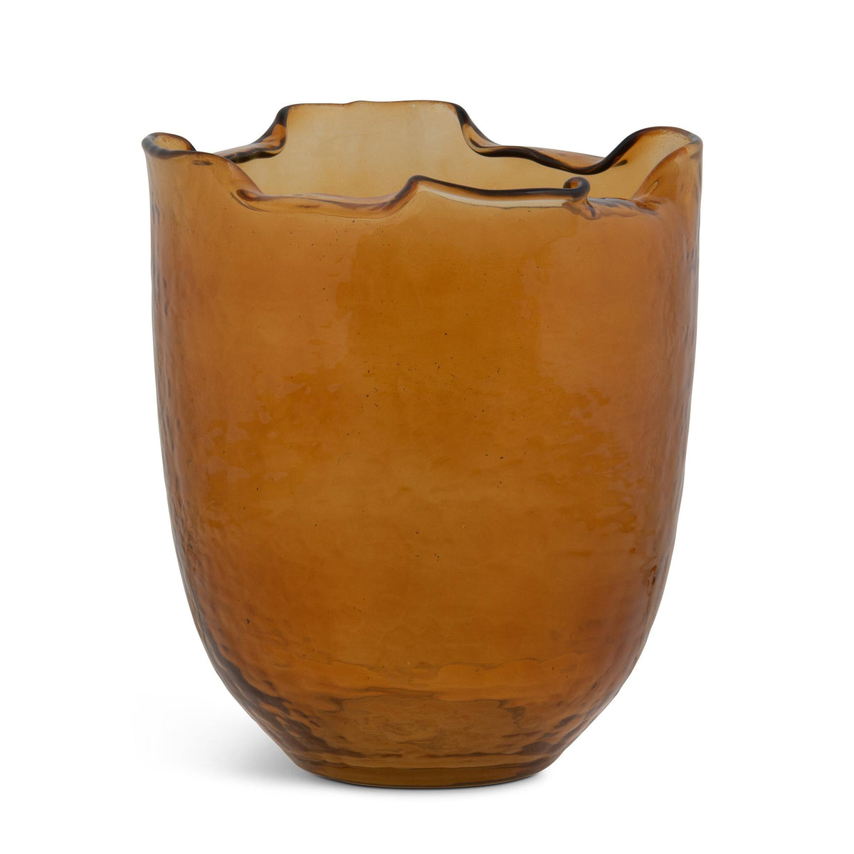 Fold Vase, Amber, Large