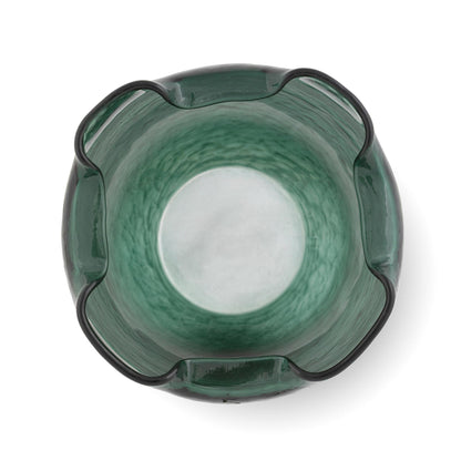 Fold Vase, Hunter Green, Large