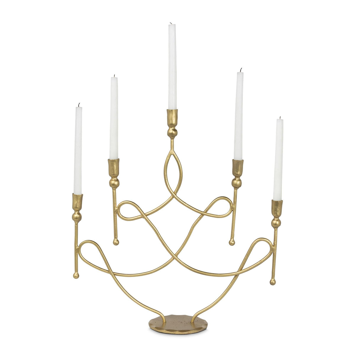 Scroll Candle Holder, 5 Arm