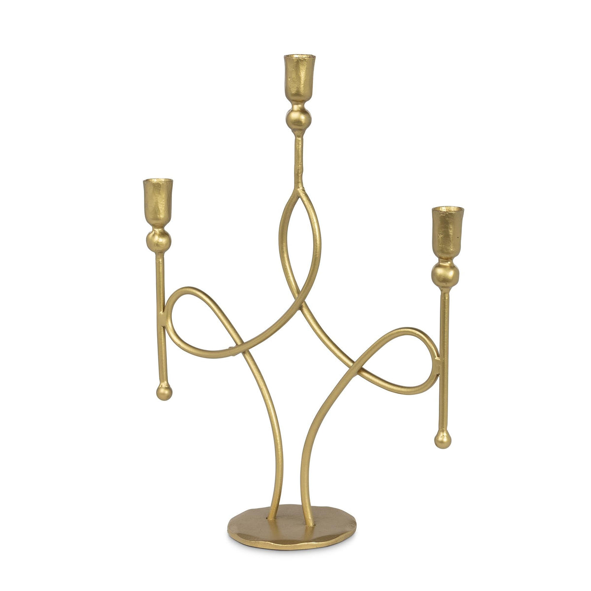 Scroll Candle Holder, 3 Arm