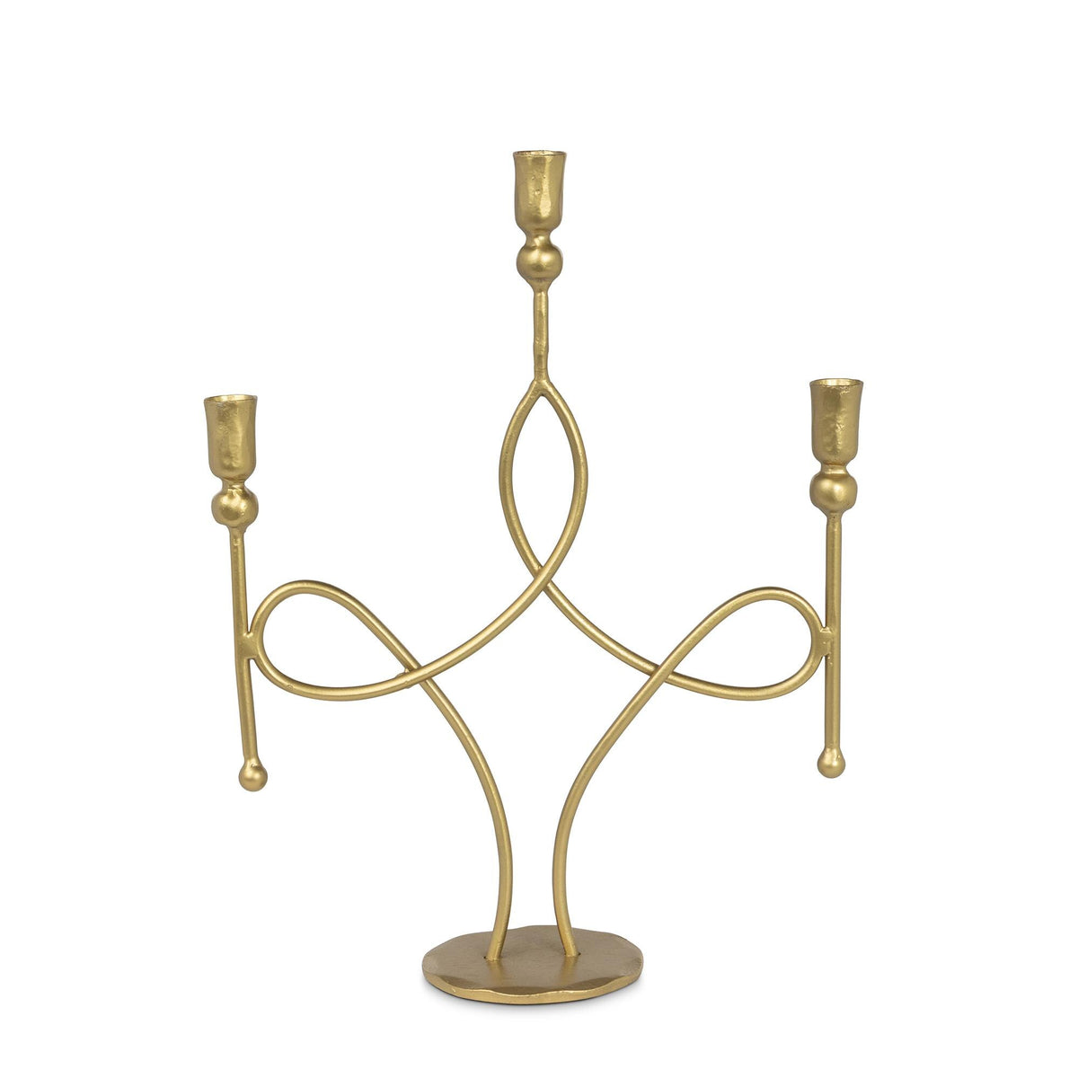 Scroll Candle Holder, 3 Arm