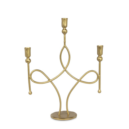 Scroll Candle Holder, 3 Arm