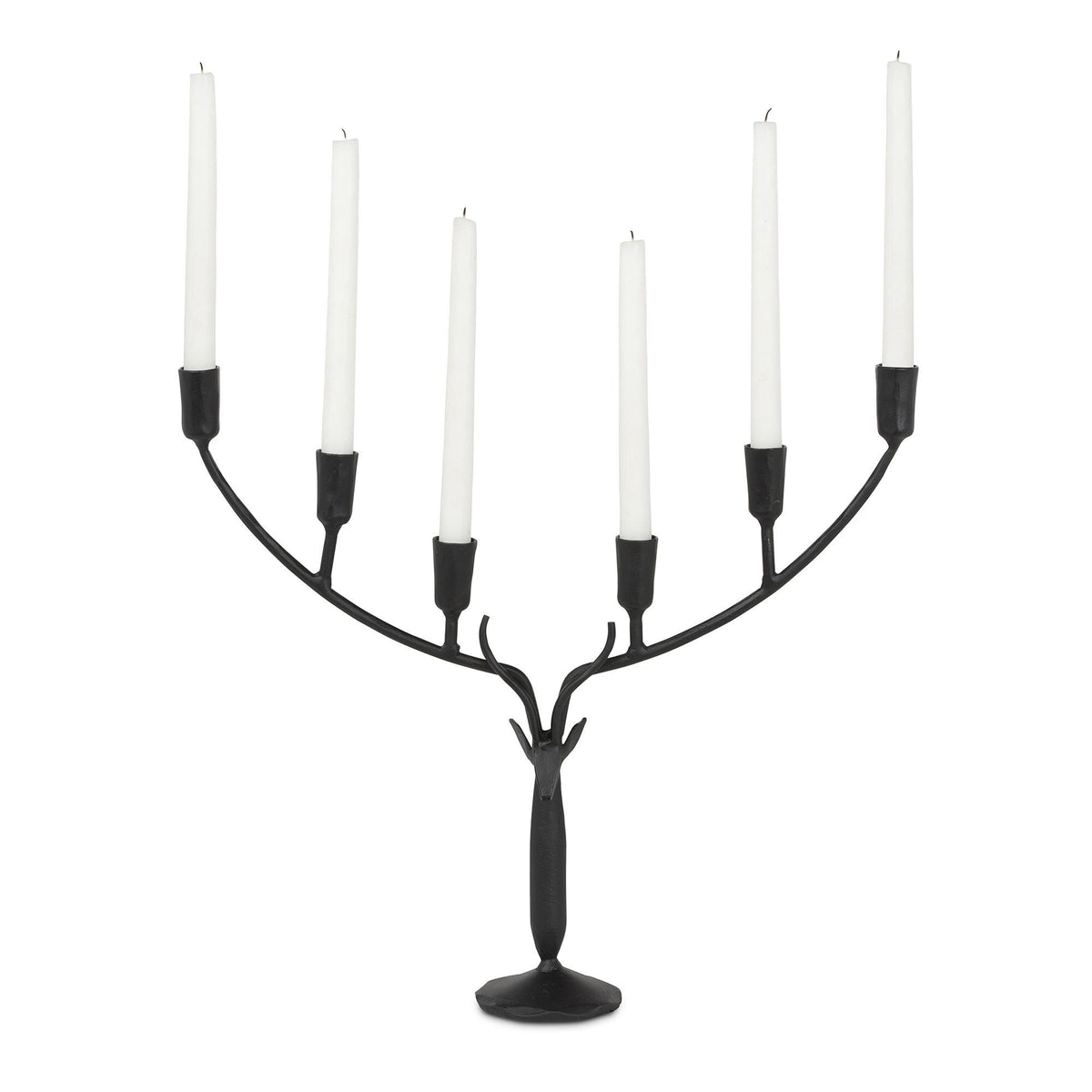 Stag Candle Holder, Large, Black