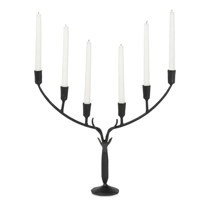 Stag Candle Holder, Large, Black