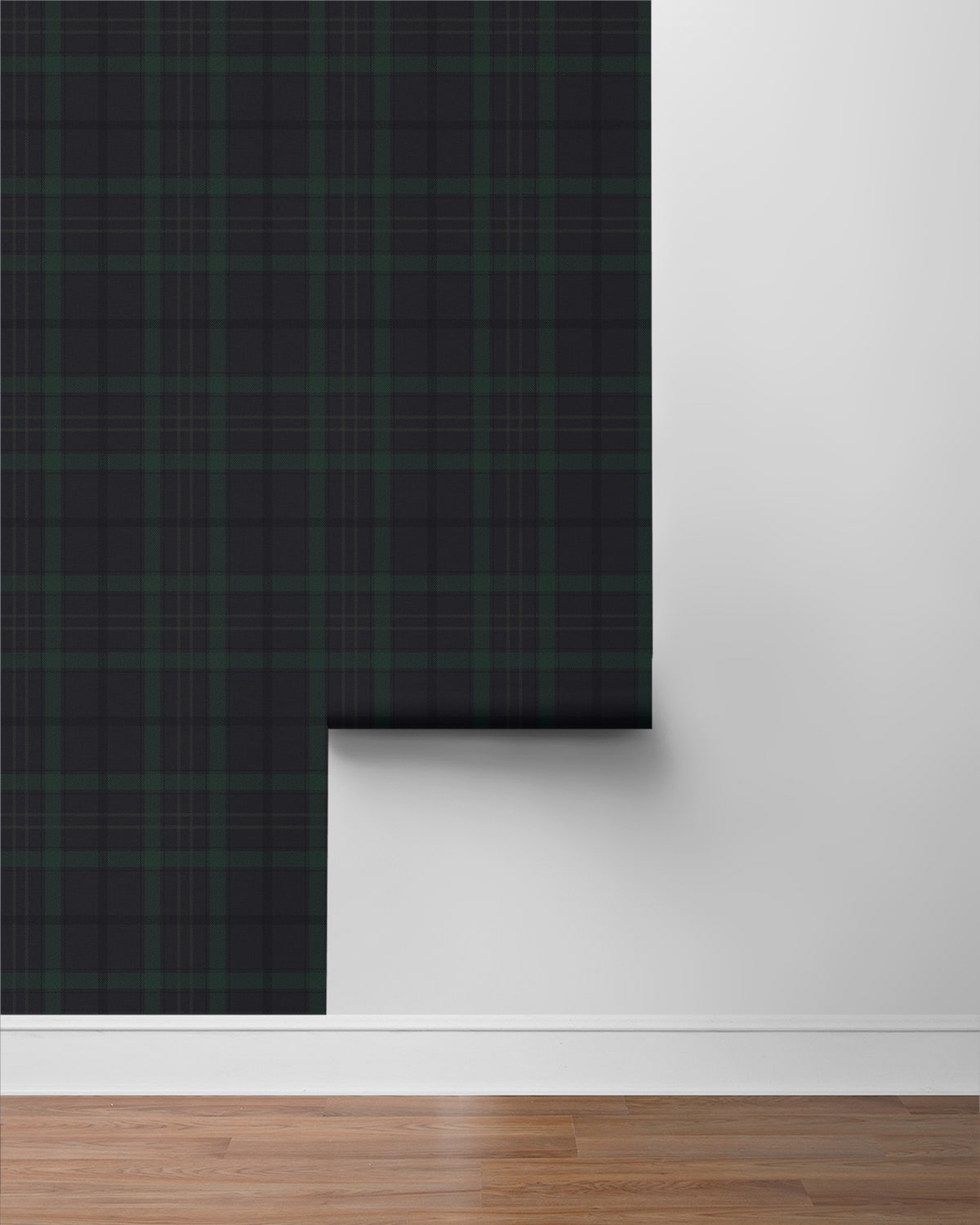 Tailor Plaid Prepasted Wallpaper