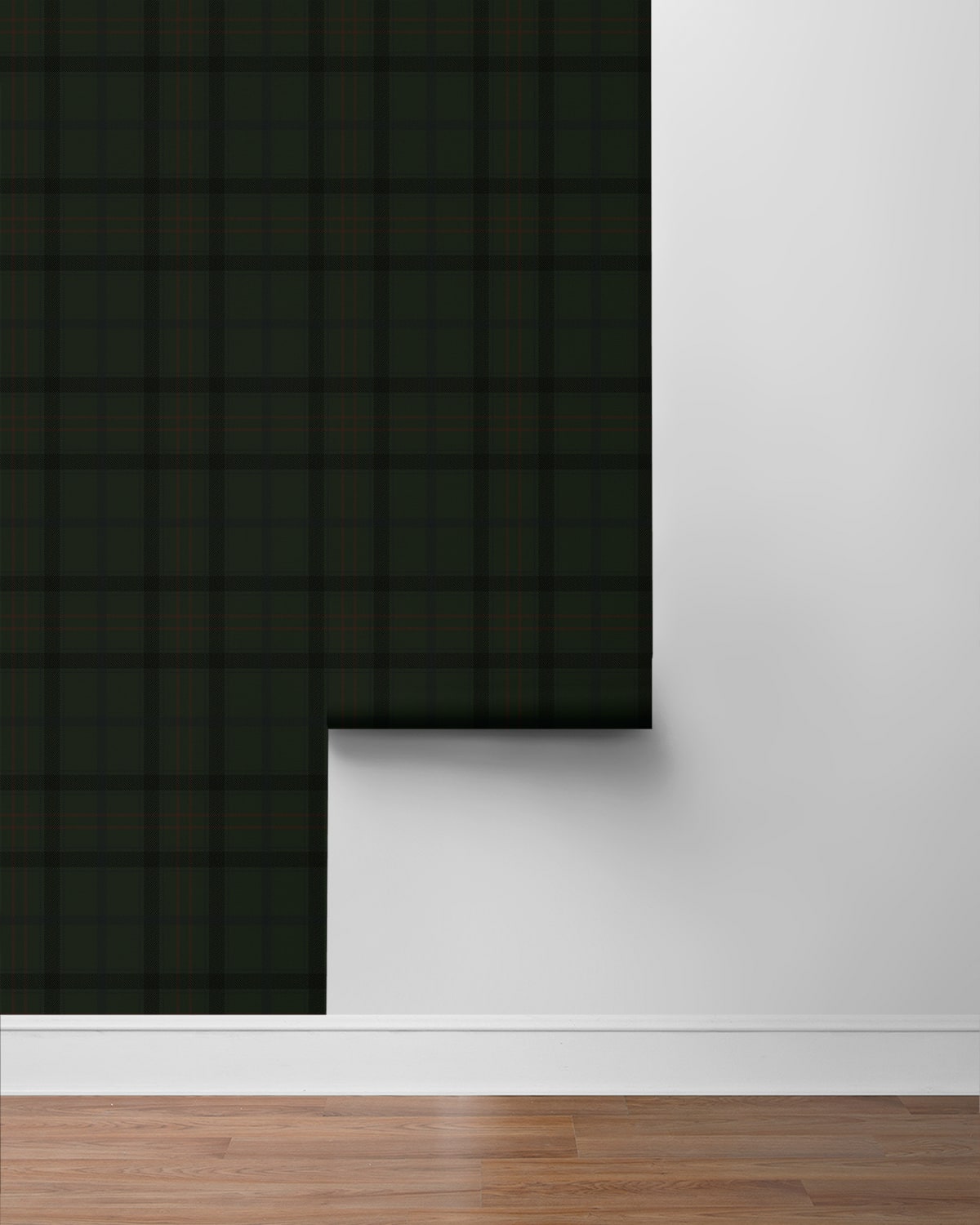 Tailor Plaid Prepasted Wallpaper