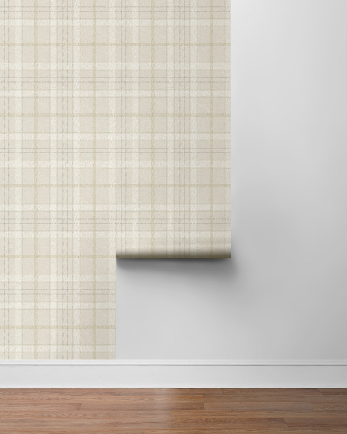 Tailor Plaid Prepasted Wallpaper