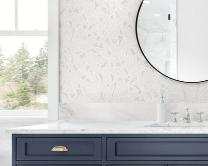 Leaf and Berry Botanical Vintage Unpasted Wallpaper