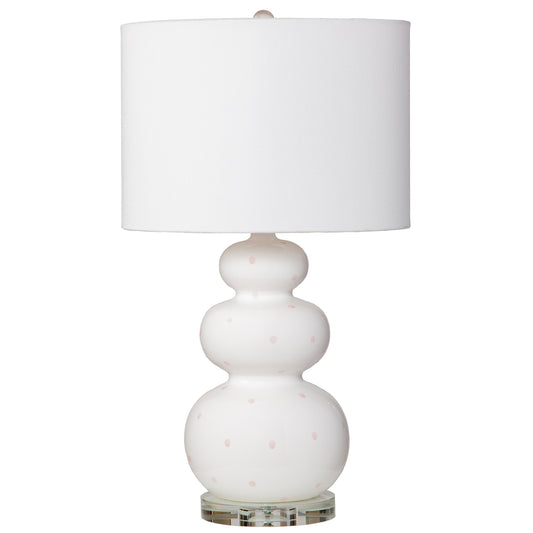 Gidget W/Pink Polka Dots Table Lamp