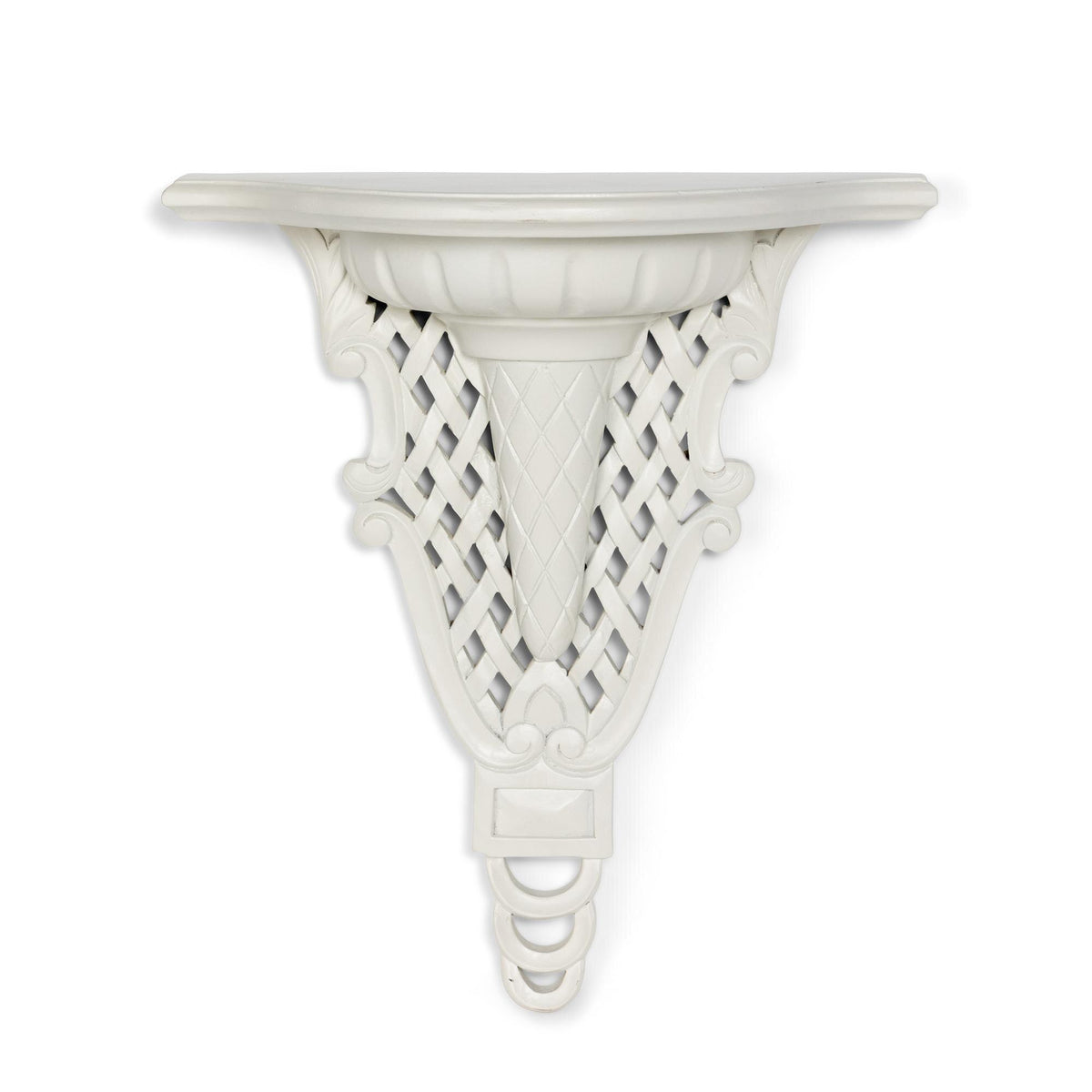 Florentine Wall Bracket, White