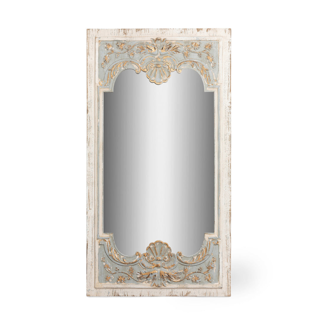 Coquille Carved Wood Mirror from Country French Collection