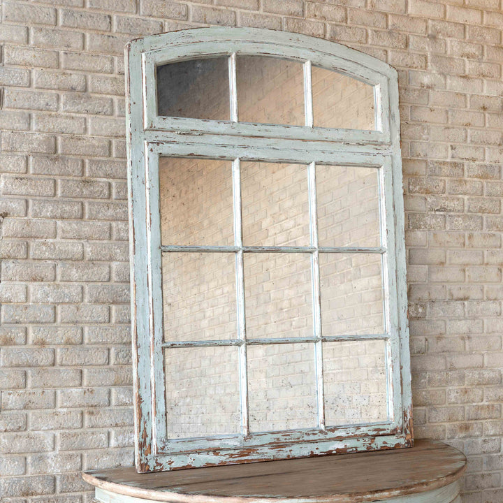 Painted Warehouse Window Frame Mirror by Park Hill Collection
