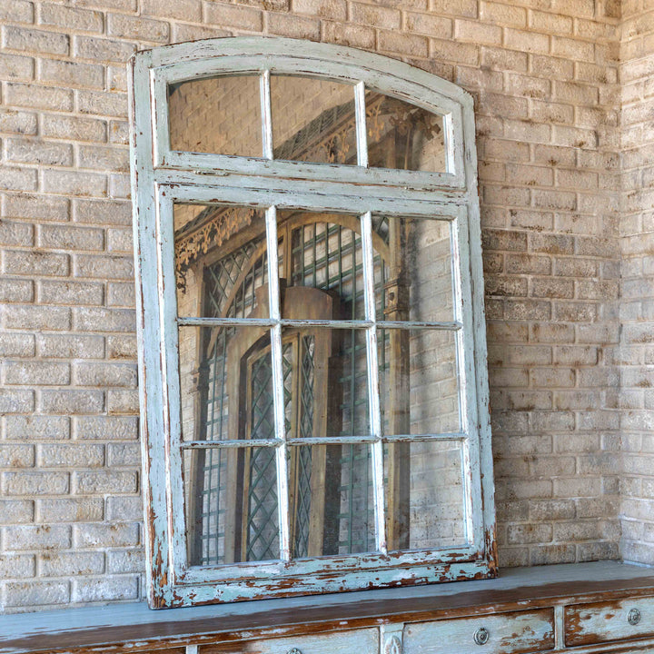 Painted Warehouse Window Frame Mirror by Park Hill Collection