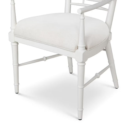 Hyannis Port Armchair Dining Chairs in Whitewash