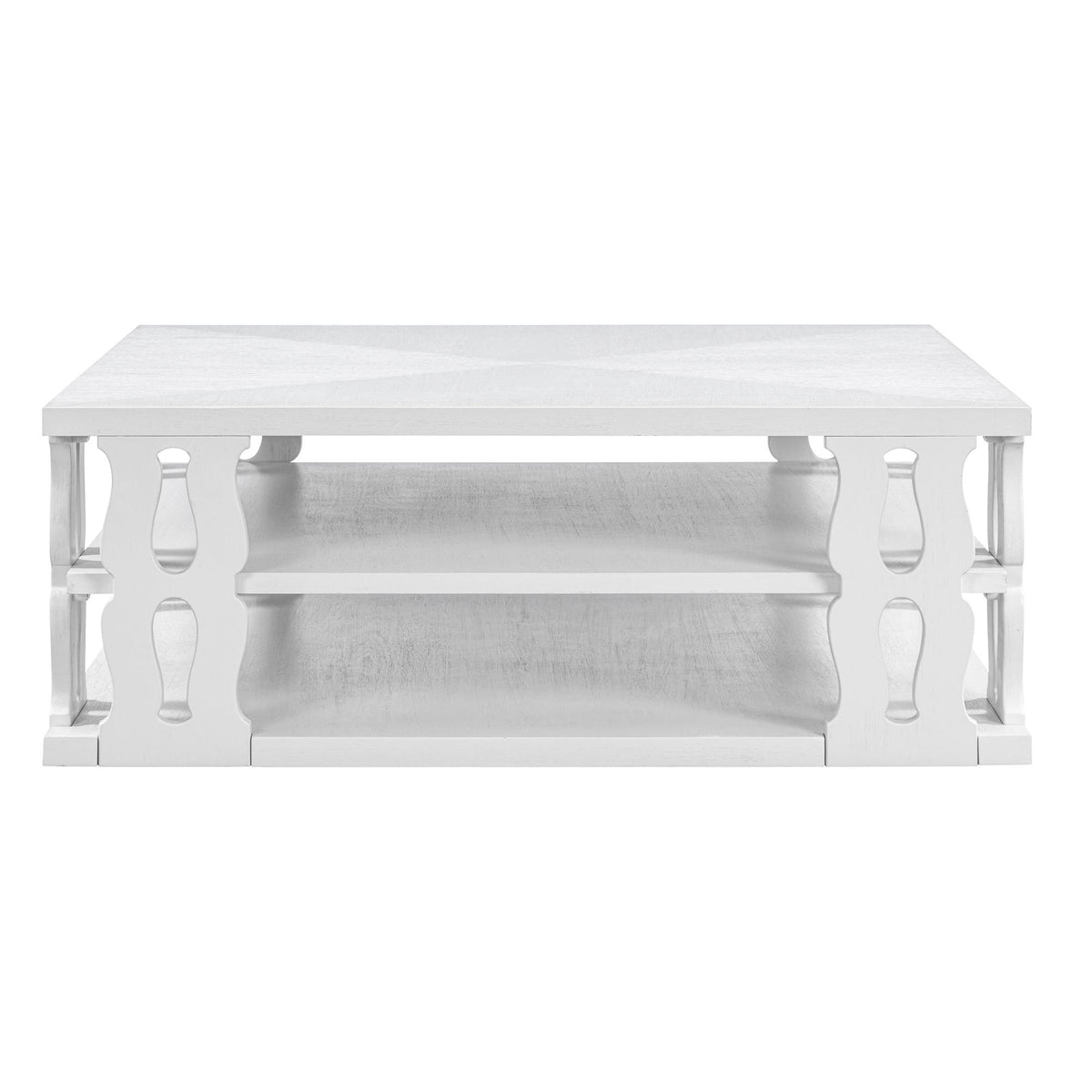 Montauk Cocktail Table, Whitewash