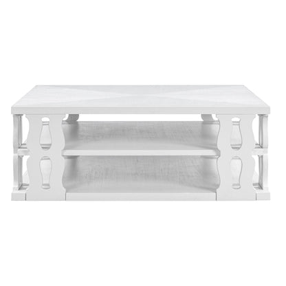 Montauk Cocktail Table, Whitewash