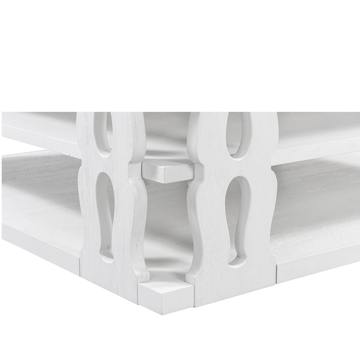 Montauk Cocktail Table, Whitewash