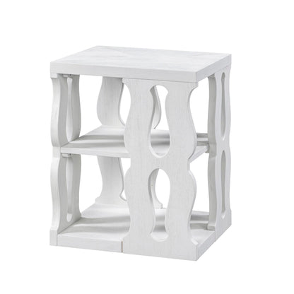 Montauk End Table, Whitewash