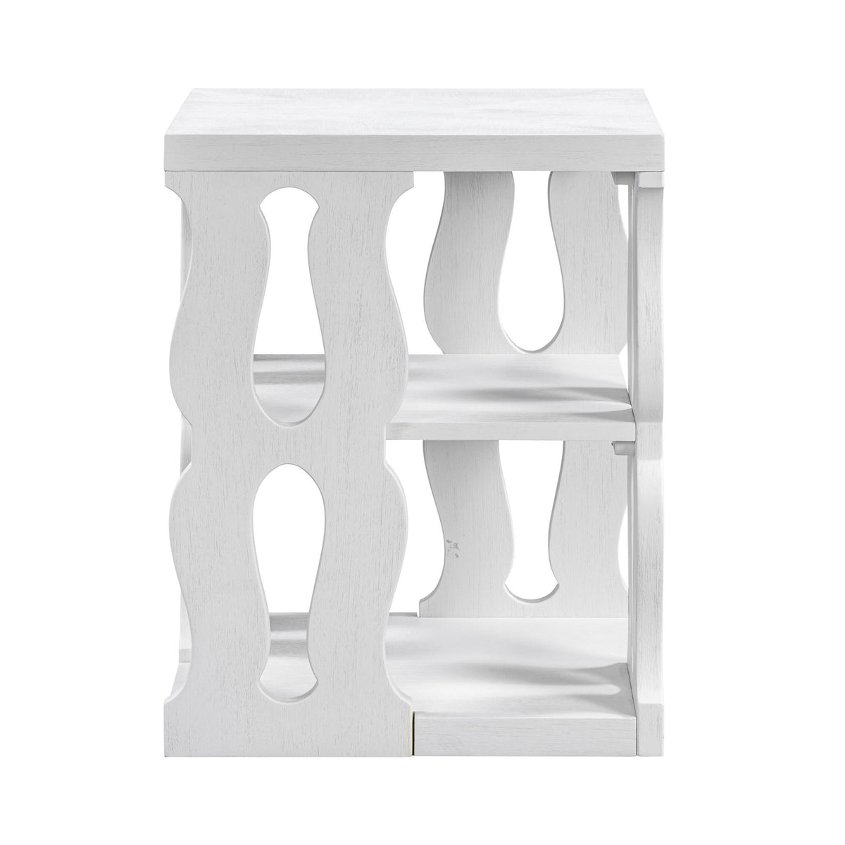 Montauk End Table, Whitewash