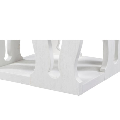 Montauk End Table, Whitewash