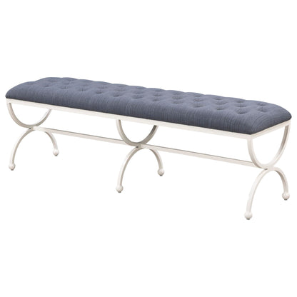 Gallery Long Bench, Hydrangea White