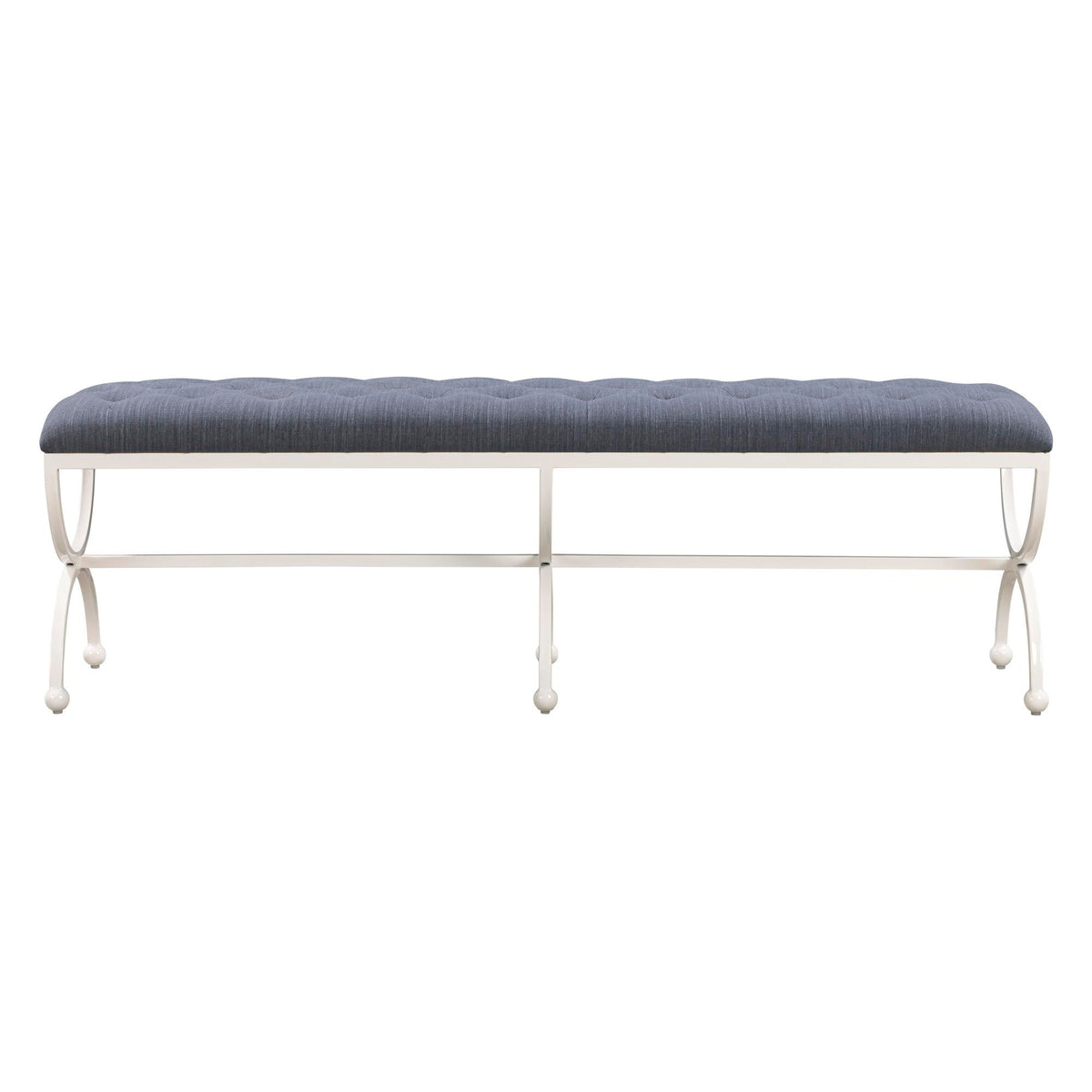 Gallery Long Bench, Hydrangea White