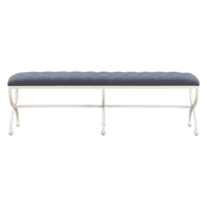 Gallery Long Bench, Hydrangea White